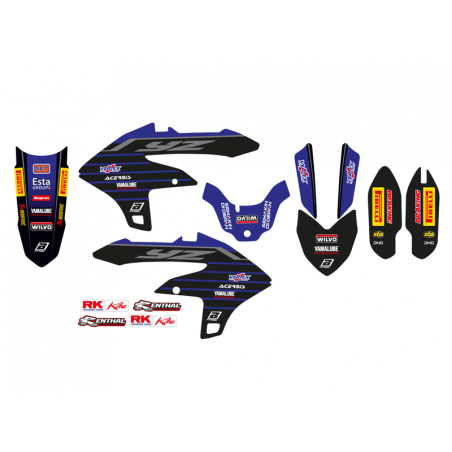 Kit de adhesivos BLACKBIRD Replica Yamaha Racing 22 - motoscamaralweb.com