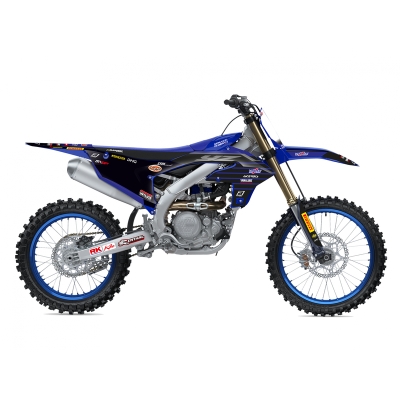 Kit adhesivos + funda de asiento BLACKBIRD Replica Yamaha Racing 22 - motoscamaralweb.com