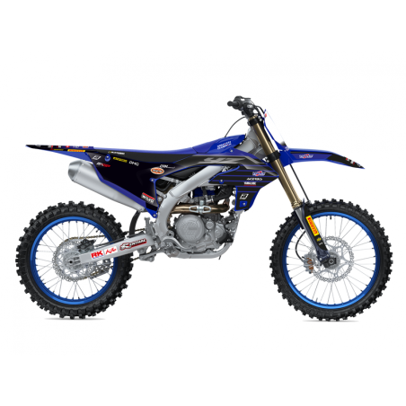 Kit adhesivos + funda de asiento BLACKBIRD Replica Yamaha Racing 22 - motoscamaralweb.com