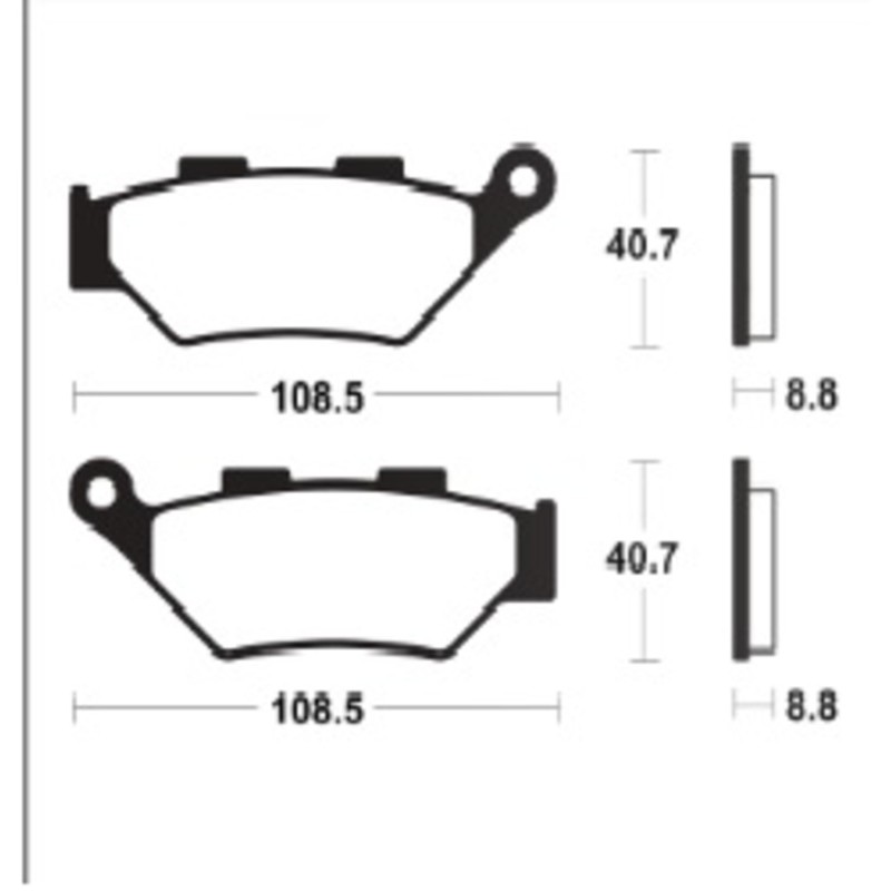 Pastillas de freno TECNIUM Supersport sinterizadas - MF483 - motoscamaralweb.com Pastillas de freno TECNIUM Supersport sinterizadas - MF483 - motoscamaralweb.com