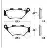 Pastillas de freno TECNIUM Supersport sinterizadas - MF483 - motoscamaralweb.com