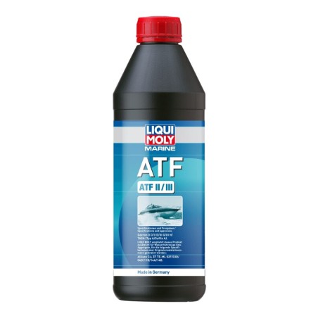 Botella 1L aceite Liqui Moly HC sintético transmisiones de náutica auto. Marine ATF Dexron II/II - motoscamaralweb.com