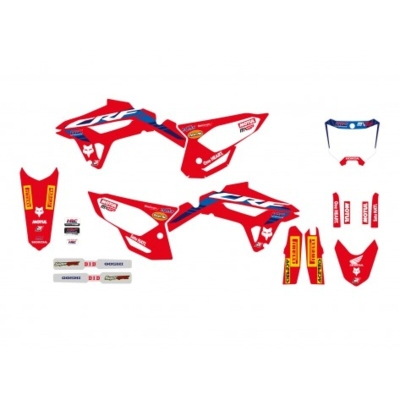 Kit de adhesivos + funda de asiento BLACKBIRD Replica Team 23 - motoscamaralweb.com