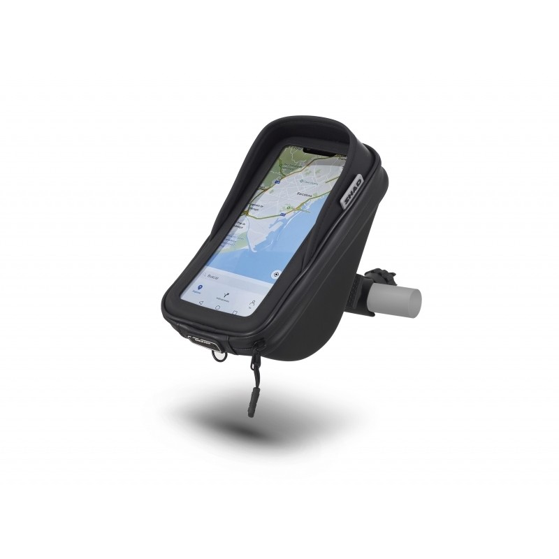 Soporte con bolsillo para smartphone SHAD SG76 (fijación al manillar) 180x90mm - motoscamaralweb.com Soporte con bolsillo para smartphone SHAD SG76 (fijación al manillar) 180x90mm - motoscamaralweb.com