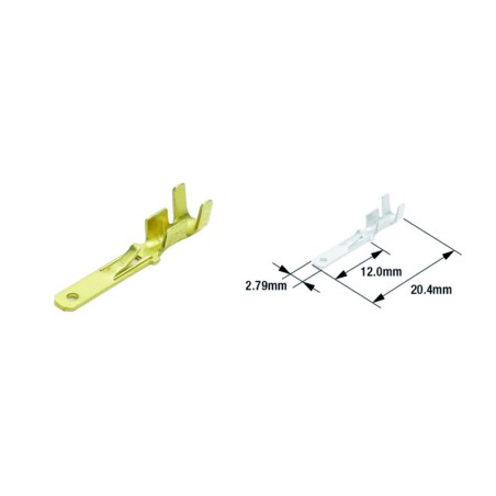 Terminal eléctrico TOURMAX tipo clavija macho 110 - motoscamaralweb.com
