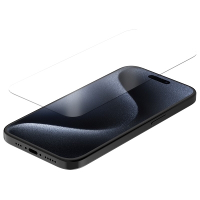 Protector de pantalla QUAD LOCK cristal templado - iPhone 15/15 Pro - motoscamaralweb.com