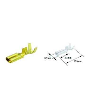 Terminal eléctrico TOURMAX tipo 110 hembra (2.79 mm) - 100 unidades - motoscamaralweb.com