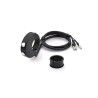 Botonera DAYTONA CNC 2 botones para velocímetro Velona - Negro - motoscamaralweb.com