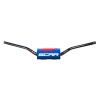 Manillar SCAR O² New CRF/KX Ø28.6mm - Negro / Protector azul - motoscamaralweb.com