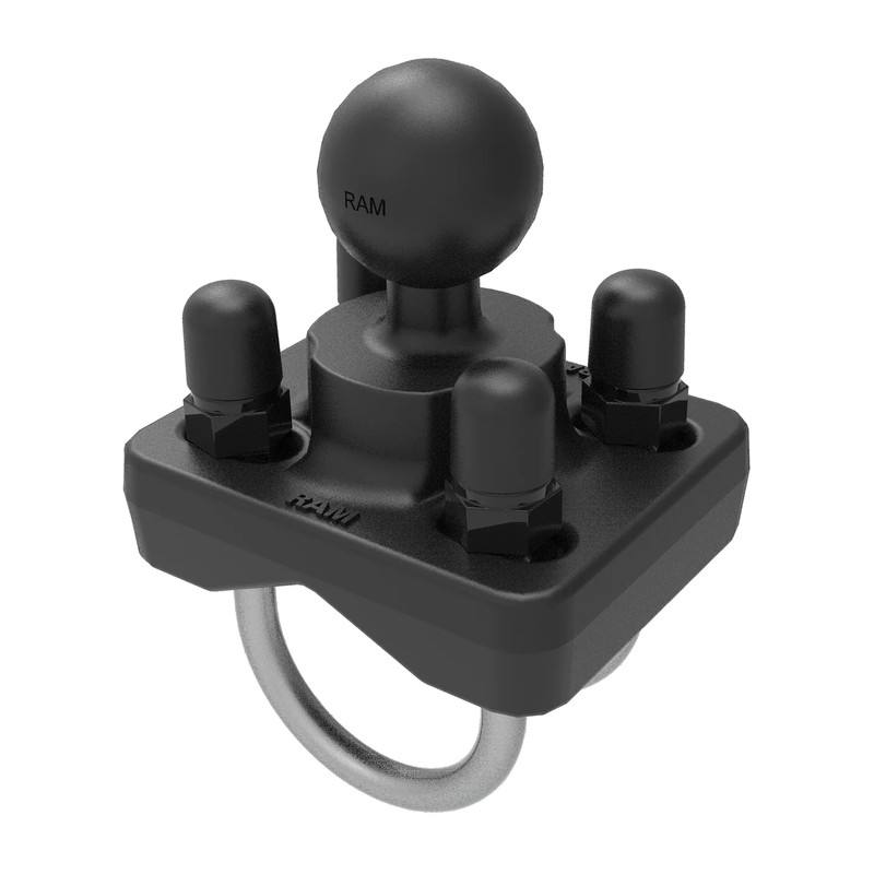 Base esférica RAM MOUNTS con doble sujeción en U para perfiles de 1 a 1.25 - Tamaño B - motoscamaralweb.com Base esférica RAM MOUNTS con doble sujeción en U para perfiles de 1 a 1.25 - Tamaño B - motoscamaralweb.com