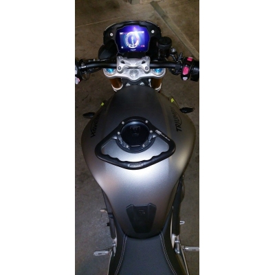 Asidero para depósito de gasolina A-SIDER - Negro - motoscamaralweb.com