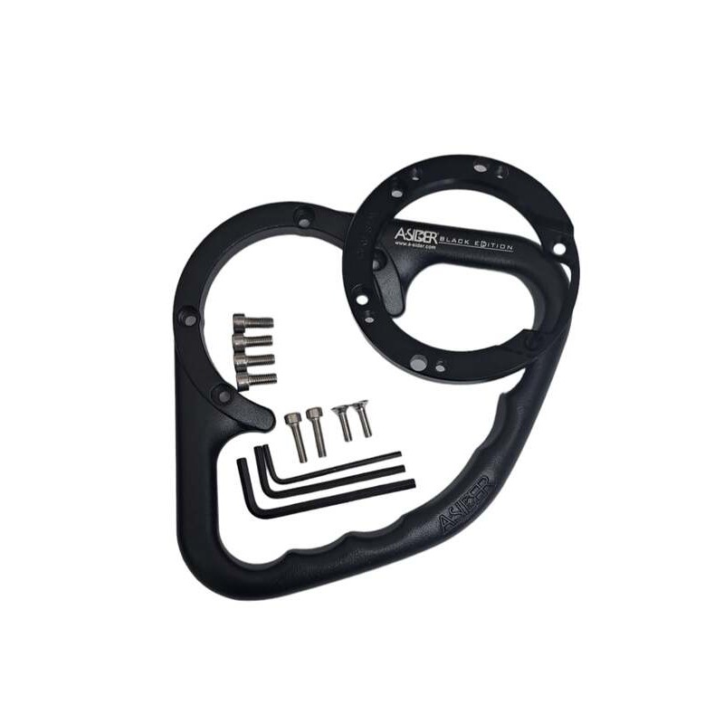 Asidero para depósito de gasolina A-SIDER - Negro - motoscamaralweb.com Asidero para depósito de gasolina A-SIDER - Negro - motoscamaralweb.com