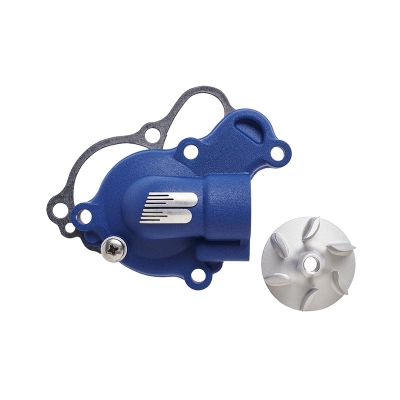 BOYESEN Supercooler Kit - Water Pump Cover Blue With Impeller - motoscamaralweb.com