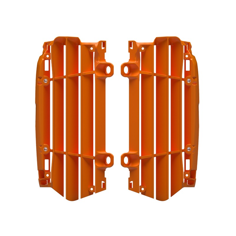 Aletines de radiador POLISPORT - Naranja - motoscamaralweb.com Aletines de radiador POLISPORT - Naranja - motoscamaralweb.com