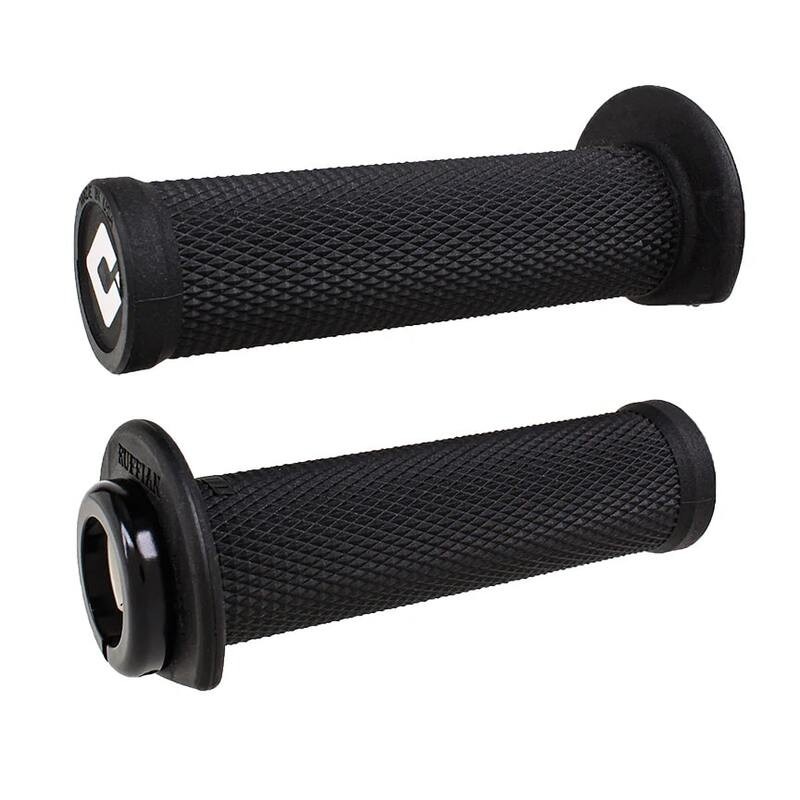 Puños ODI Ruffian 2.1 Lock-On 125mm Quad / Moto de agua - Negro / Negr Puños ODI Ruffian 2.1 Lock-On 125mm Quad / Moto de agua - Negro / Negr