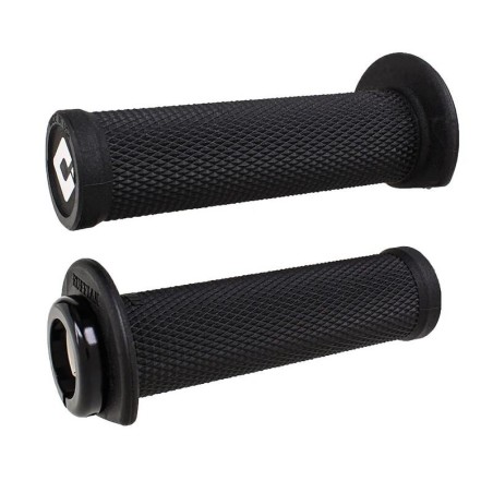 Puños ODI Ruffian 2.1 Lock-On 125mm Quad / Moto de agua - Negro / Negr
