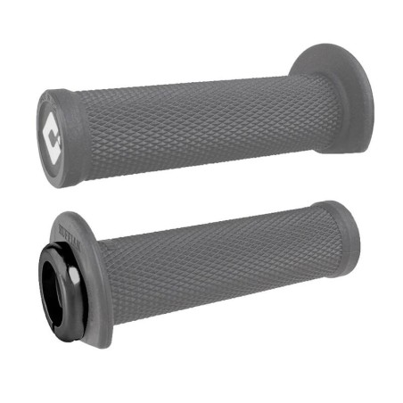 Puños ODI Ruffian 2.1 Lock-On 125mm Quad / Moto de agua - Gris / Negro