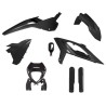 Kit de plástica RACETECH (6 piezas ) - Negro - motoscamaralweb.com