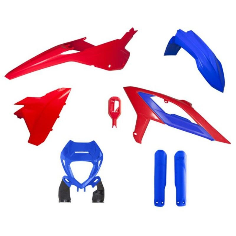 Kit de plástica RACETECH (6 piezas ) - Azul oscuro / Rojo - motoscamaralweb.com Kit de plástica RACETECH (6 piezas ) - Azul oscuro / Rojo - motoscamaralweb.com