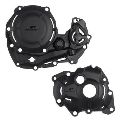 Protector tapa de embrague. encendido y bomba de agua POLISPORT Extreme - Negro - motoscamaralweb.com