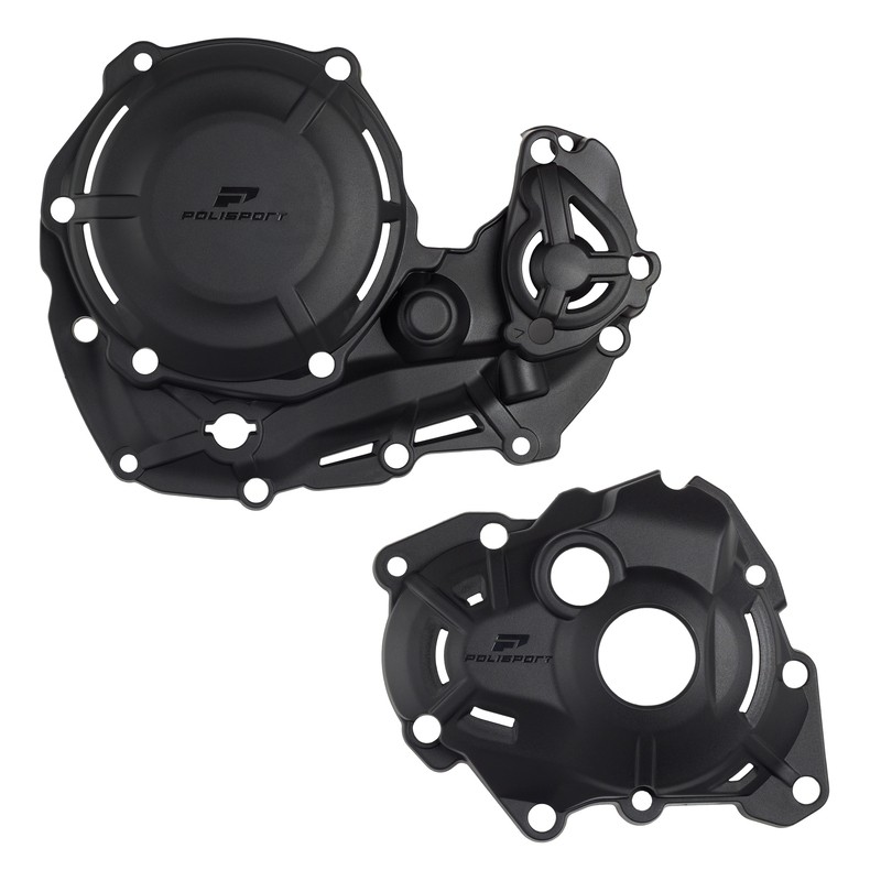 Protector tapa de embrague. encendido y bomba de agua POLISPORT Extreme - Negro - motoscamaralweb.com Protector tapa de embrague. encendido y bomba de agua POLISPORT Extreme - Negro - motoscamaralweb.com