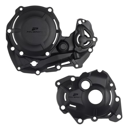 Protector tapa de embrague. encendido y bomba de agua POLISPORT Extreme - Negro - motoscamaralweb.com