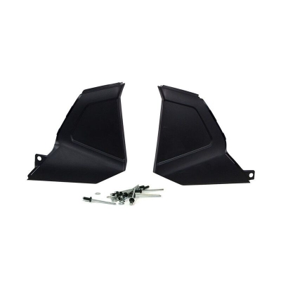 Tapas laterales para caja de filtro RACETECH - Negro - motoscamaralweb.com