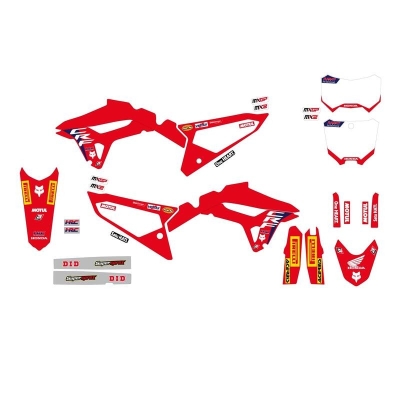 Kit pegatinas BLACKBIRD HRC - motoscamaralweb.com