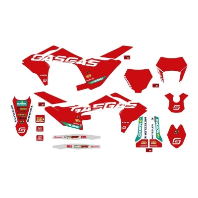 Kit de adhesivos BLACKBIRD Replica Factory Team Gas Gas - motoscamaralweb.com