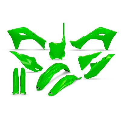 Kit de plástica UFO - Averde flúor - motoscamaralweb.com