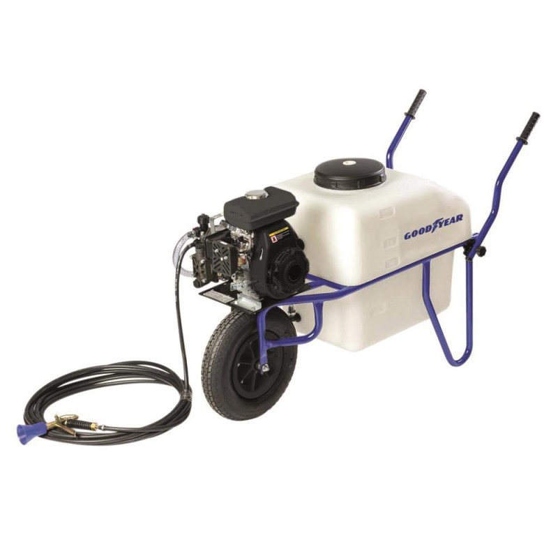 CARRETILLA FUMIGACION GOODYEAR 100L UNA RUEDA MOTOR 2.5HP BOMBA AR-202 CARRETILLA FUMIGACION GOODYEAR 100L UNA RUEDA MOTOR 2.5HP BOMBA AR-202