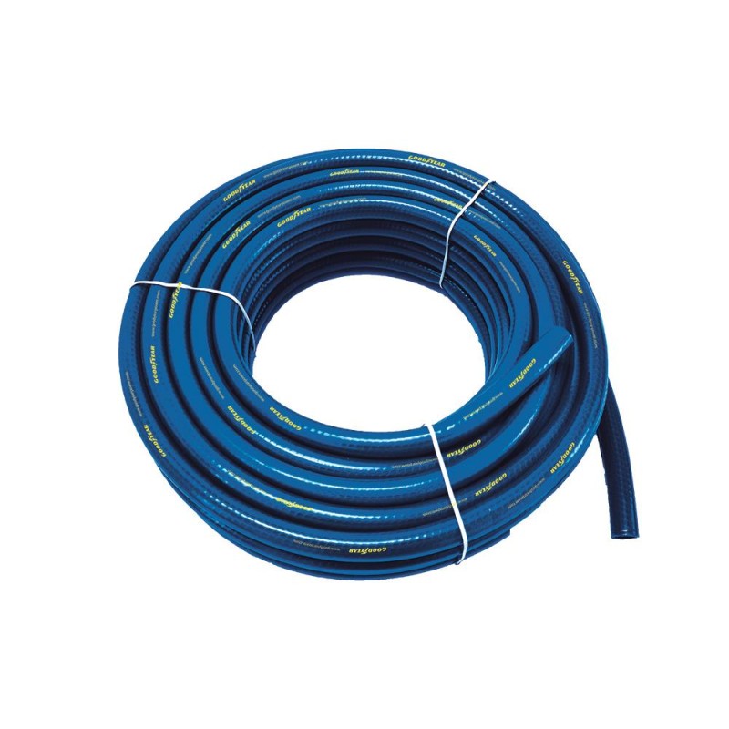 MANGUERA REFORZADA GOODYEAR ANTI UV 3CAPAS 1/2'X1.25CM + 3 CONECTORES
