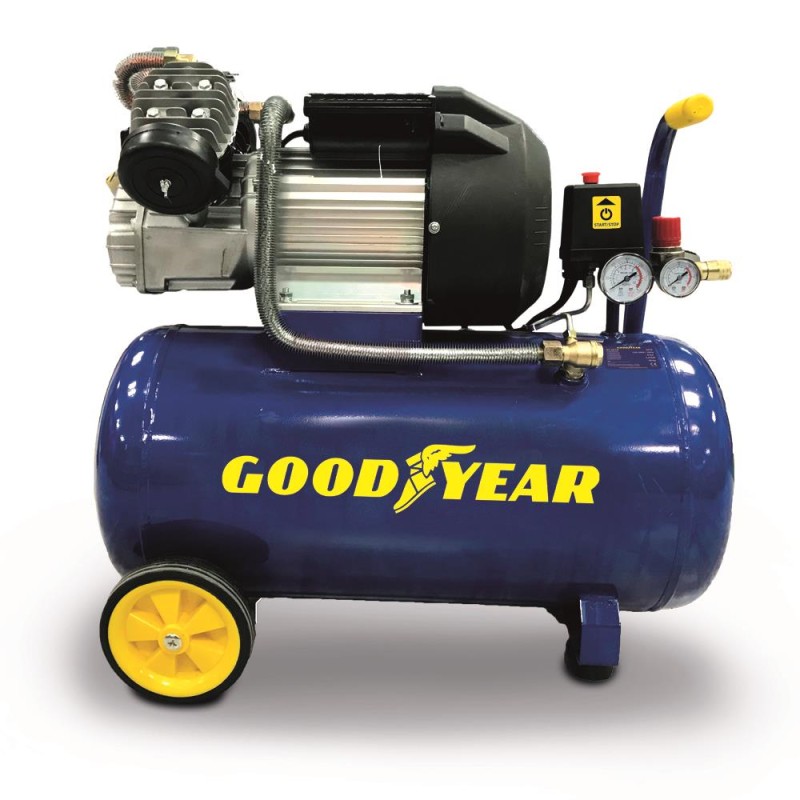 COMPRESOR ELECTRICO GOODYEAR GY 351D 3HP 50L 10BAR BICILINDRICO- motos COMPRESOR ELECTRICO GOODYEAR GY 351D 3HP 50L 10BAR BICILINDRICO- motos