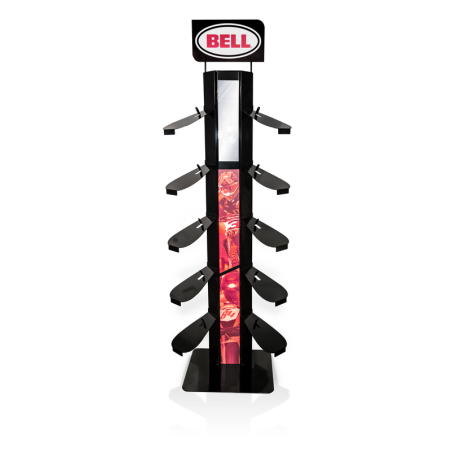 Expositor BELL 10 cascos - motoscamaralweb.com