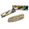 Cadena moto KMC 520x118 oro - motoscamaralweb.com