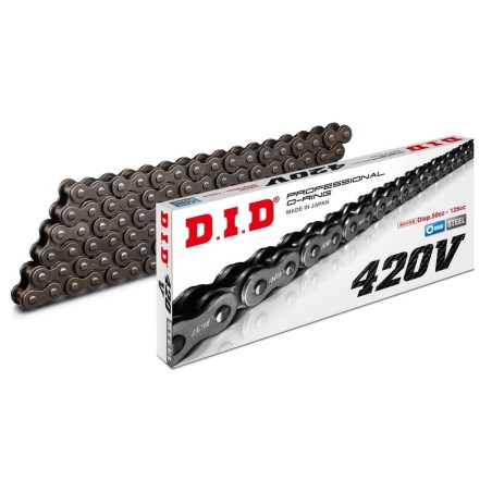 Cadena DID 420V con 146 eslabones negro - motoscamaralweb.com