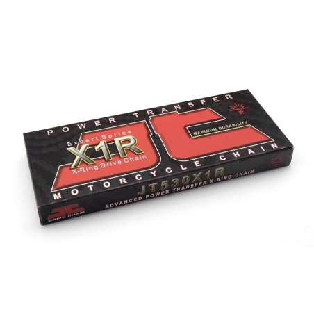 Cadena JT 530X1R con 122 eslabones negro - motoscamaralweb.com