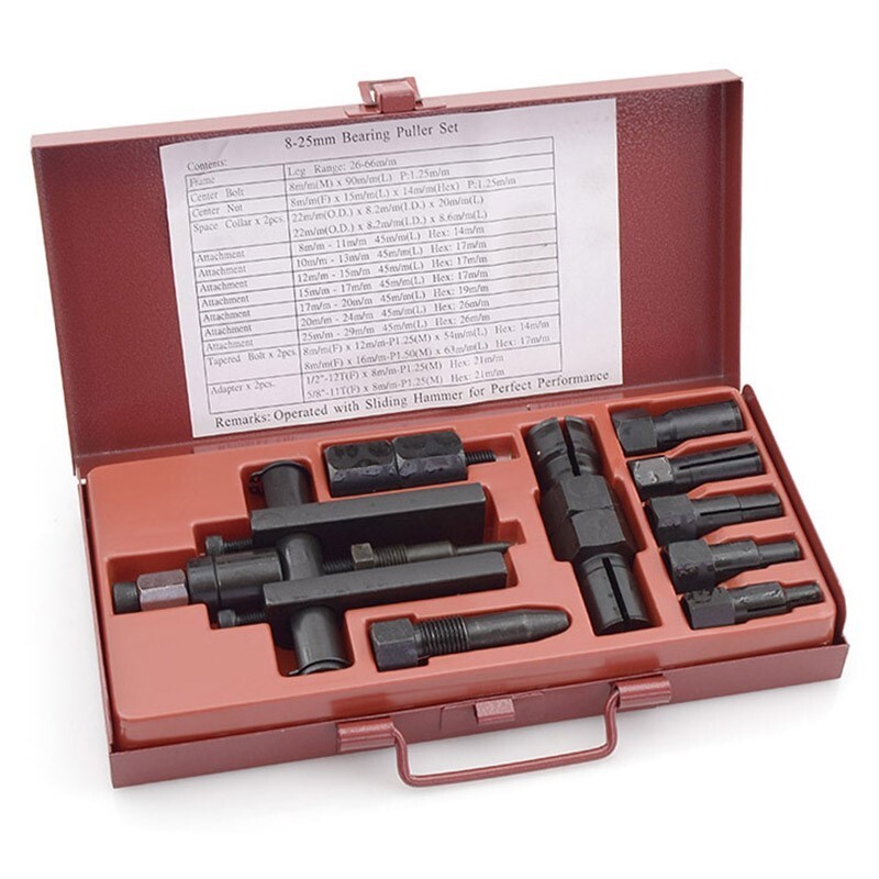 Kit extractor cojinetes agujero ciego incluye 7 pcs útil 26-66mm BUZZETTI - motoscamaralweb.com Kit extractor cojinetes agujero ciego incluye 7 pcs útil 26-66mm BUZZETTI - motoscamaralweb.com