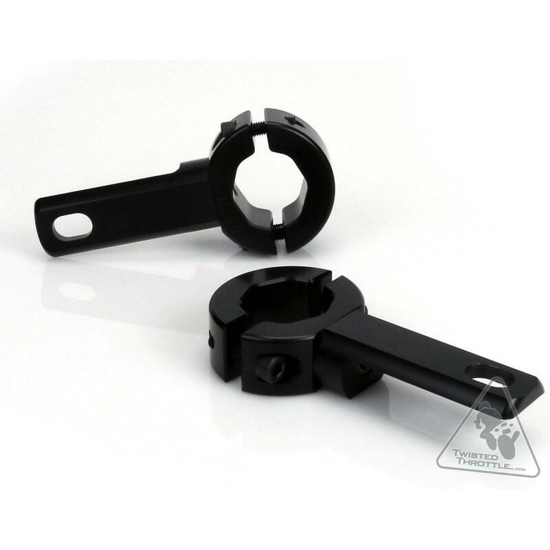 Soporte al chasis/defensas para luces Denali Ø21-29mm Color negro - motoscamaralweb.com Soporte al chasis/defensas para luces Denali Ø21-29mm Color negro - motoscamaralweb.com