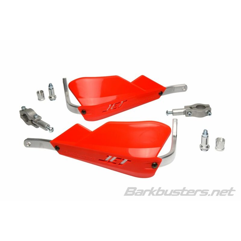 Kit de paramanos BARKBUSTERS JET cerrado Ø22 universal - Rojo - motoscamaralweb.com Kit de paramanos BARKBUSTERS JET cerrado Ø22 universal - Rojo - motoscamaralweb.com