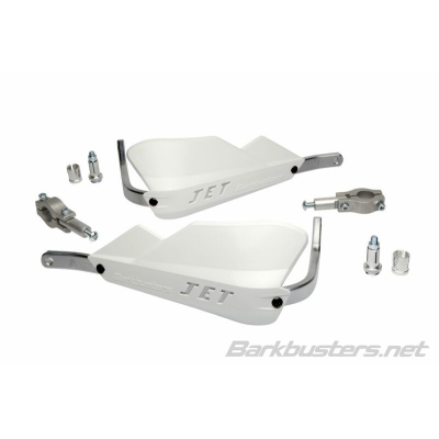 Kit de paramanos BARKBUSTERS JET cerrado Ø22 universal - Blanco - motoscamaralweb.com