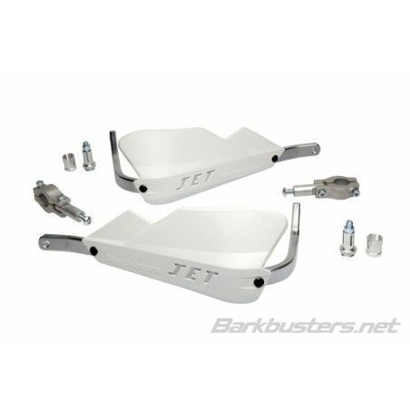 Kit de paramanos BARKBUSTERS JET cerrado Ø22 universal - Blanco - motoscamaralweb.com