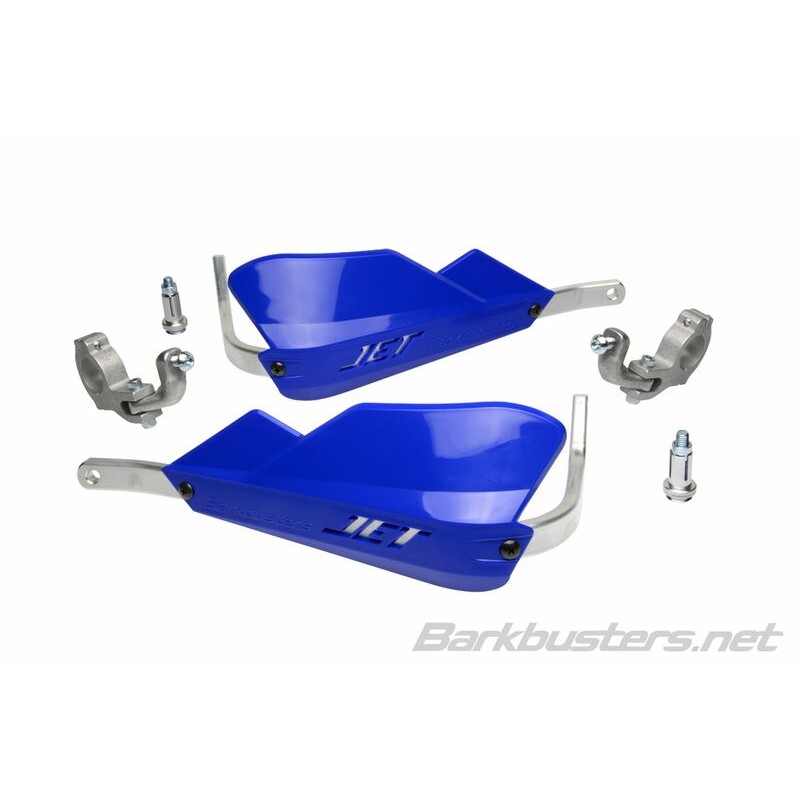 Kit de paramanos BARKBUSTERS JET cerrado Ø28.6mm universal - Azul - motoscamaralweb.com Kit de paramanos BARKBUSTERS JET cerrado Ø28.6mm universal - Azul - motoscamaralweb.com