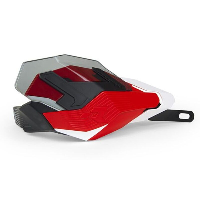 RACETECH HP3 Adventure Handguards Red/White - motoscamaralweb.com RACETECH HP3 Adventure Handguards Red/White - motoscamaralweb.com