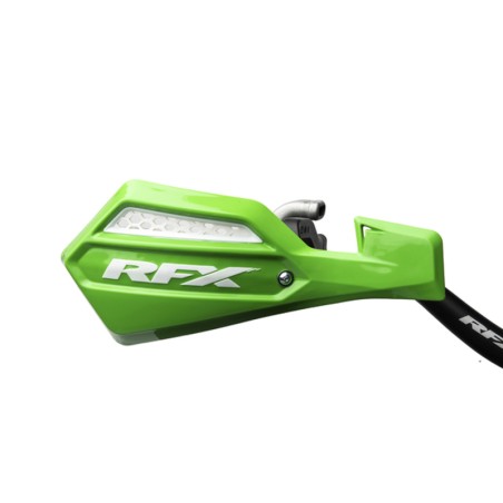 Paramanos RFX Serie 1 (verde/blanco) con kit de montaje incluido - motoscamaralweb.com