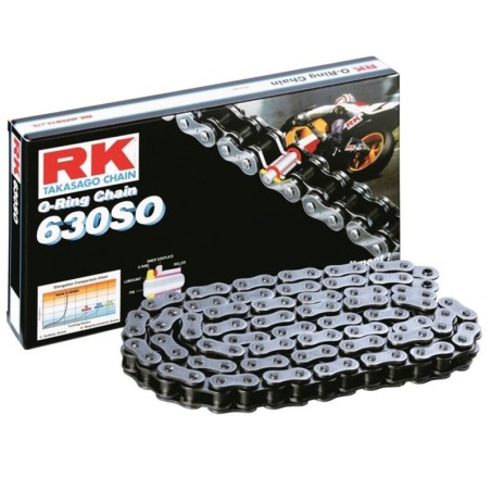Cadena RK 630SO con 92 eslabones negro - motoscamaralweb.com