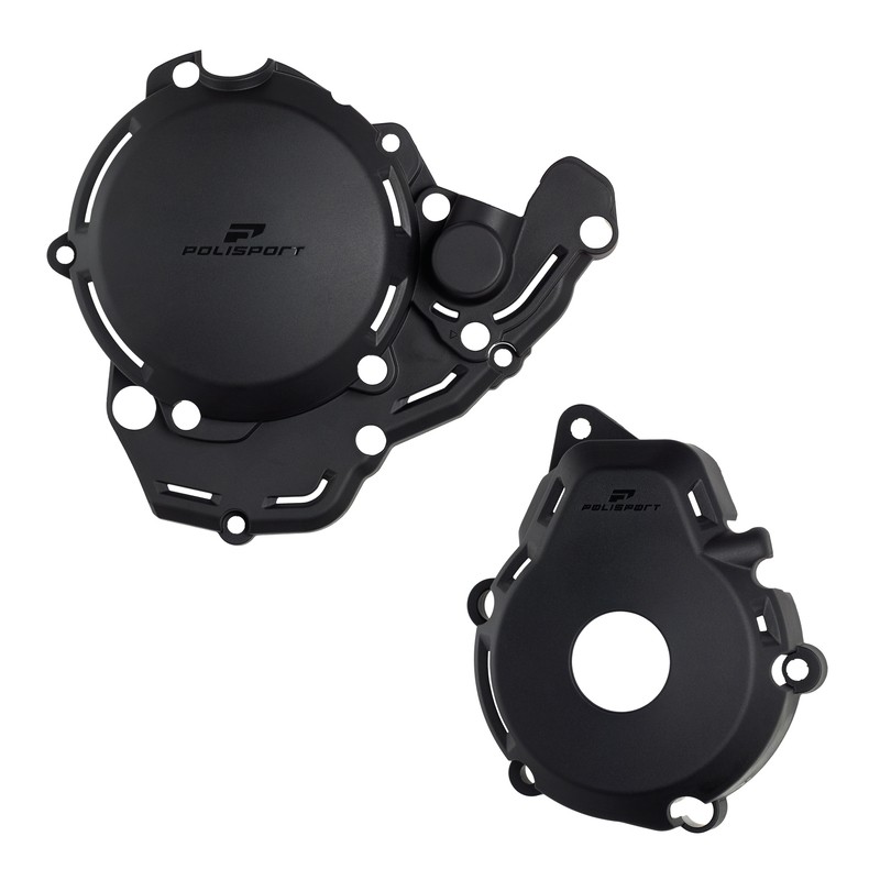 Protector tapa de embrague. encendido y bomba de agua POLISPORT Extreme - Negro - motoscamaralweb.com