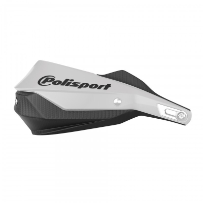 Guardamanos POLISPORT Trail Blazer - Blanco y negro - Ténéré 700 - motoscamaralweb.com
