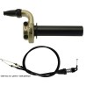 Kit acelerador DOMINO KRE con cables dorado - motoscamaralweb.com