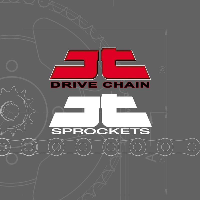 JT Chain Kit 428HDR 14/54 Reinforced - Standard Rear Sprocket - motoscamaralweb.com